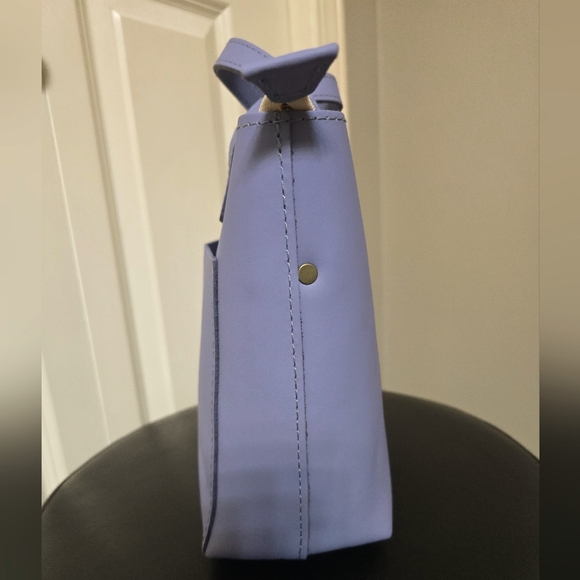 NEW Portland Leather Goods Mini Crossbody - Color: Jacaranda - Picture 2 of 10